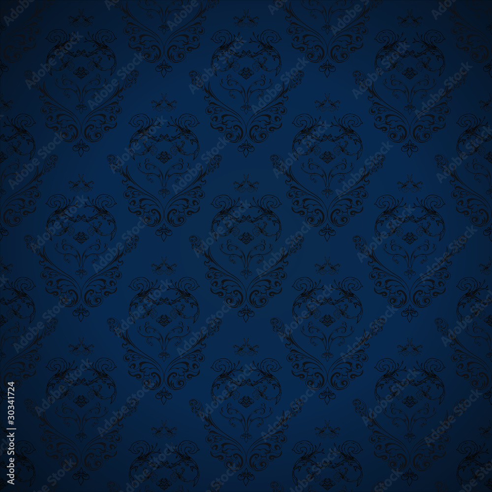 seamless wallpaper sateen dark blue