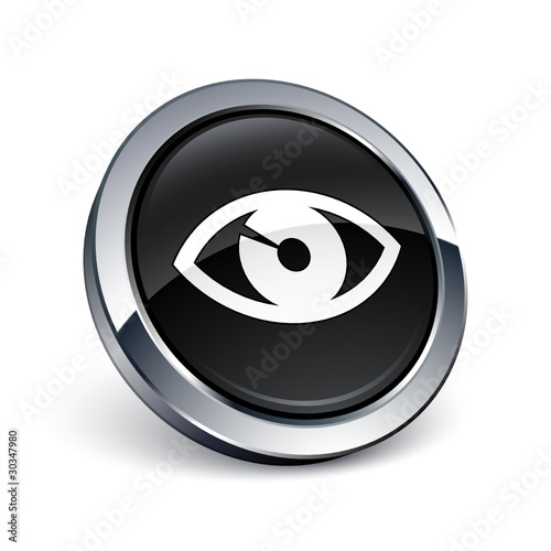 icône bouton internet oeil vision recherche