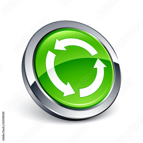 icône bouton internet recyclage