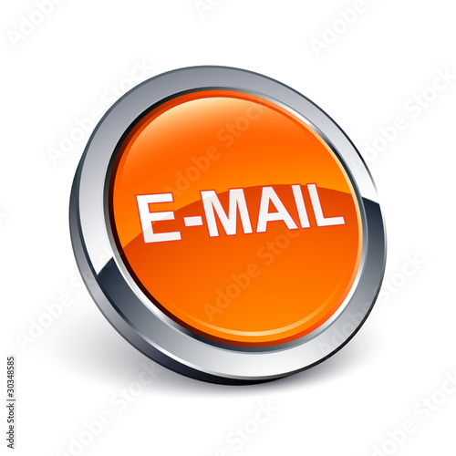 Obraz na płótnie icône bouton internet e-mail w salonie
