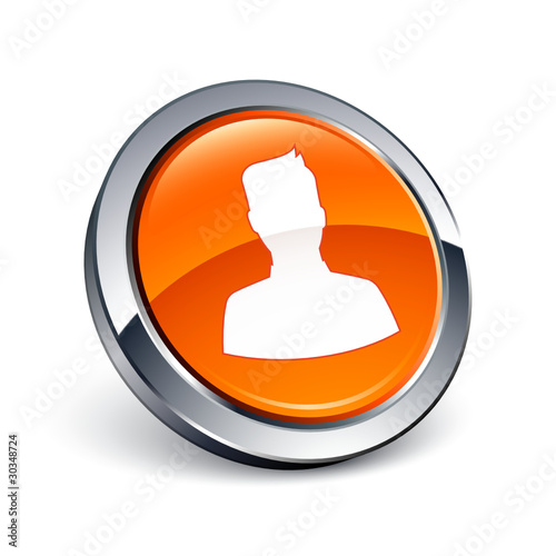 icône bouton internet contact personnage