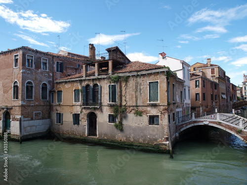 Venice - peaceful and charming district of Dorsoduro photo