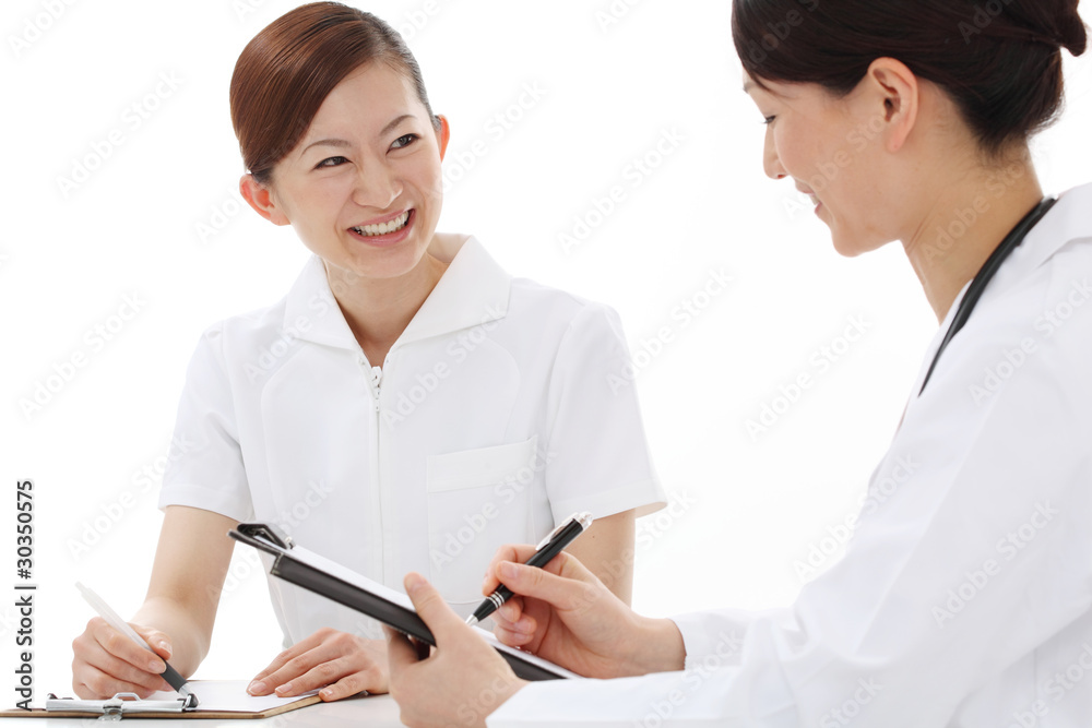 看護婦と医者 看護婦と医者