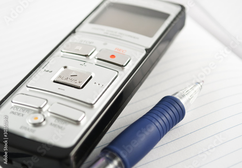 digital voice recorder with pencil