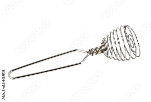 wire whisk isolated on white background