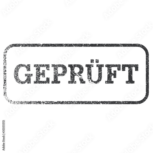 geprüft Stempel