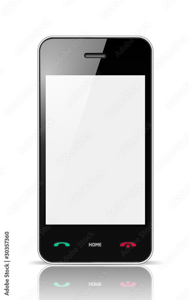 Smartphone isolé Smartphone isolé