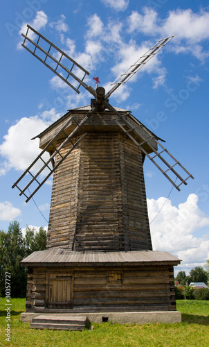 Windmill in the village .