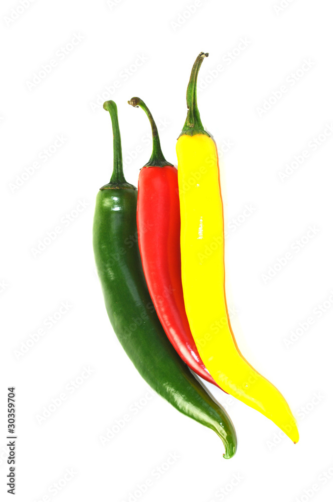 Pepperoni. Ampel Farben Pepperoni. Ampel Farben