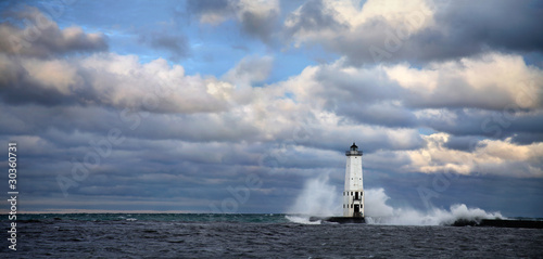 Frankfort North Breakwater Lighthouse Michigan