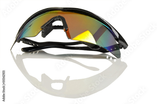Sports sunglasses isolated on white background