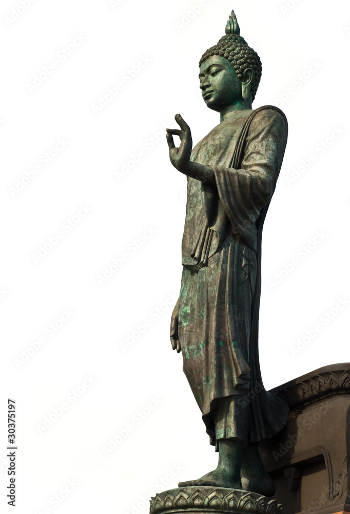 Obraz premium standing buddha statue
