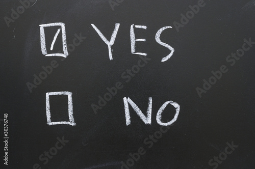 yes and no check boxes on blackboard