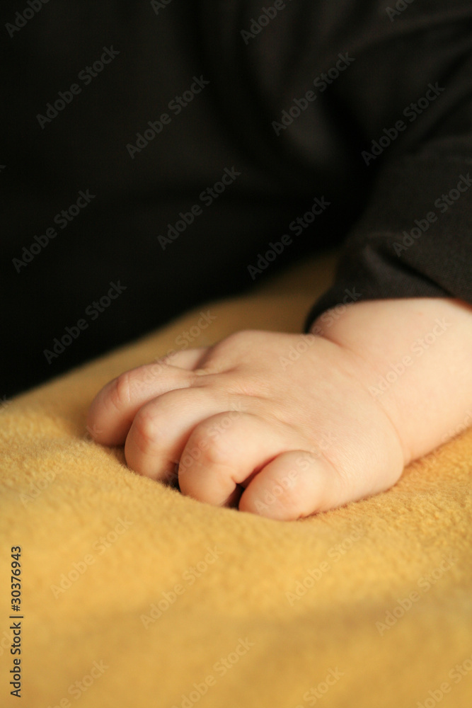 Child's hand