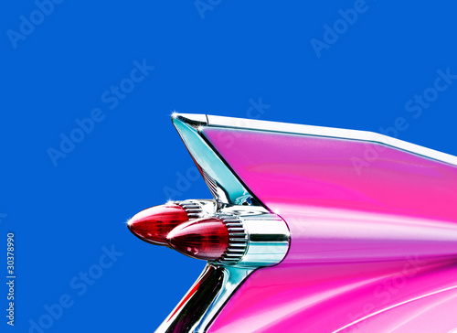 Fotobehang Pink Caddie tail fin