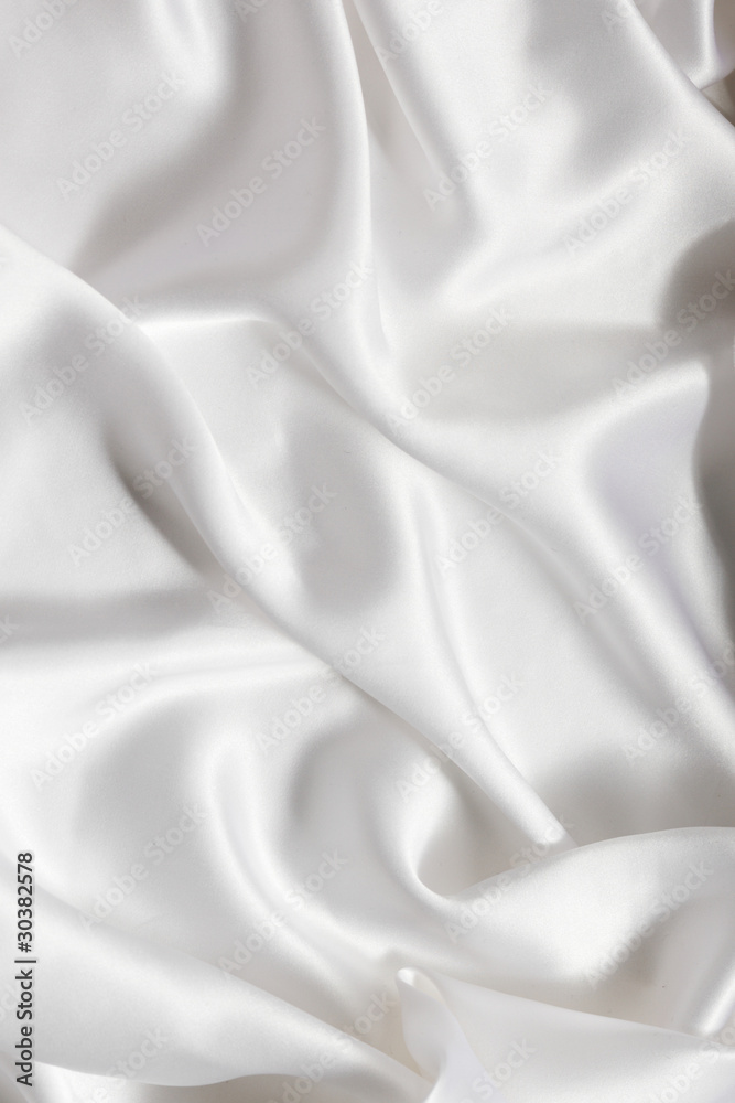 Obraz premium white silk