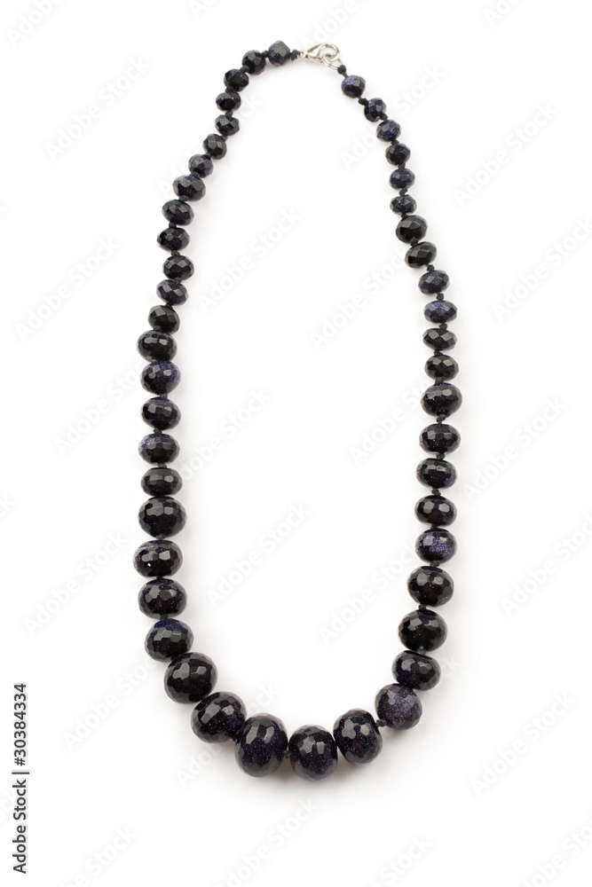 Necklace isolated on white Necklace isolated on white