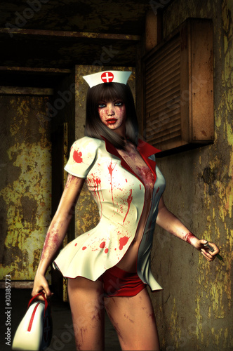 Картината върху платно horror woman freak fantasy