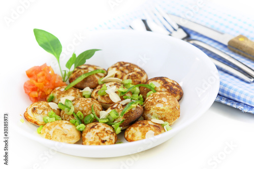 Indian snack punugu photo