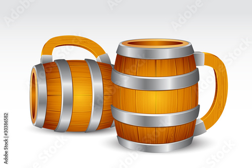 Wooden Beer Mug