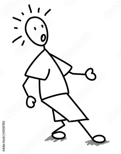 Homme interloqué