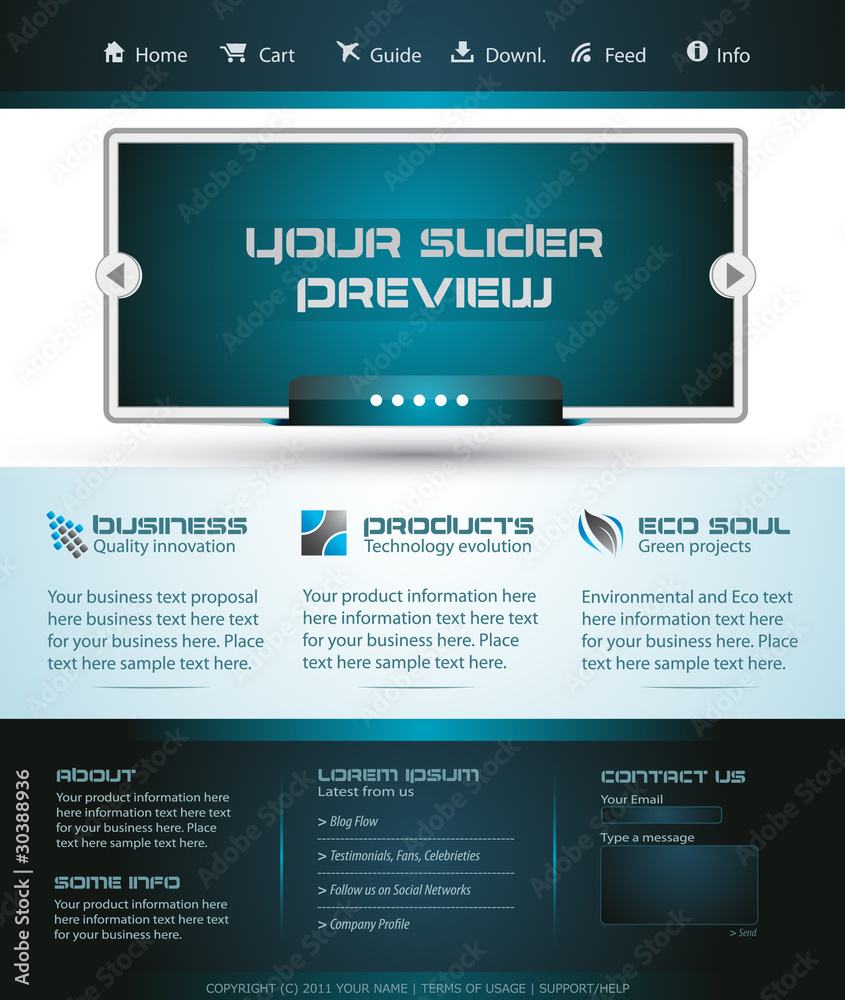 Business Webtemplate or Wordpress Blog Graphic Business Webtemplate or Wordpress Blog Graphic