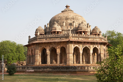 India, Delhi. Tomb of Isa Khan