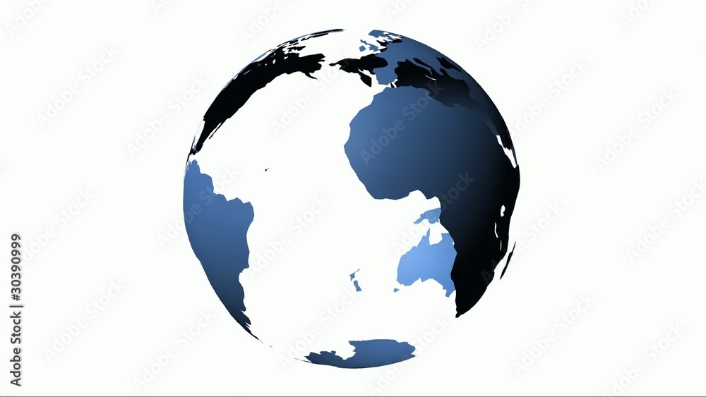Slow Rotation Globe