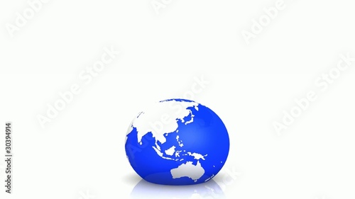 Video - Der springende Erdball - Blau Weiß