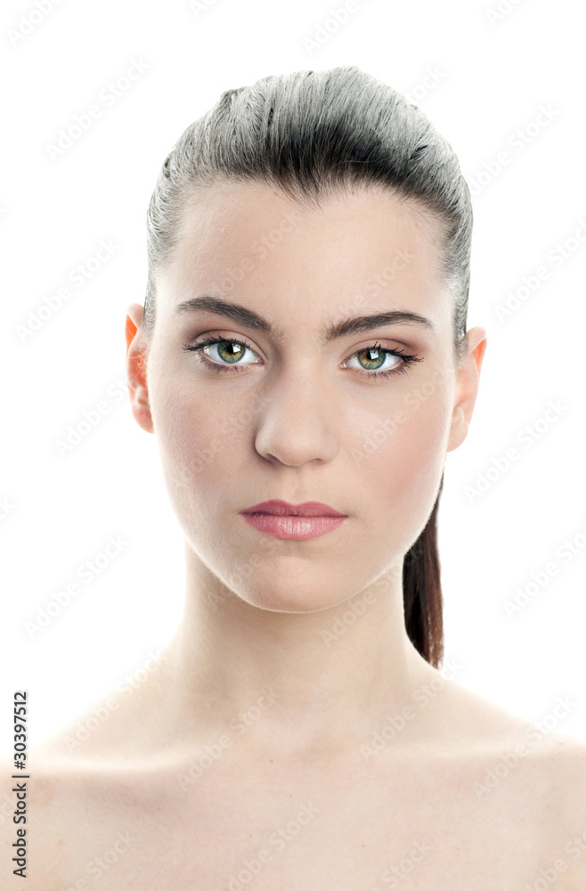 young woman expression young woman expression