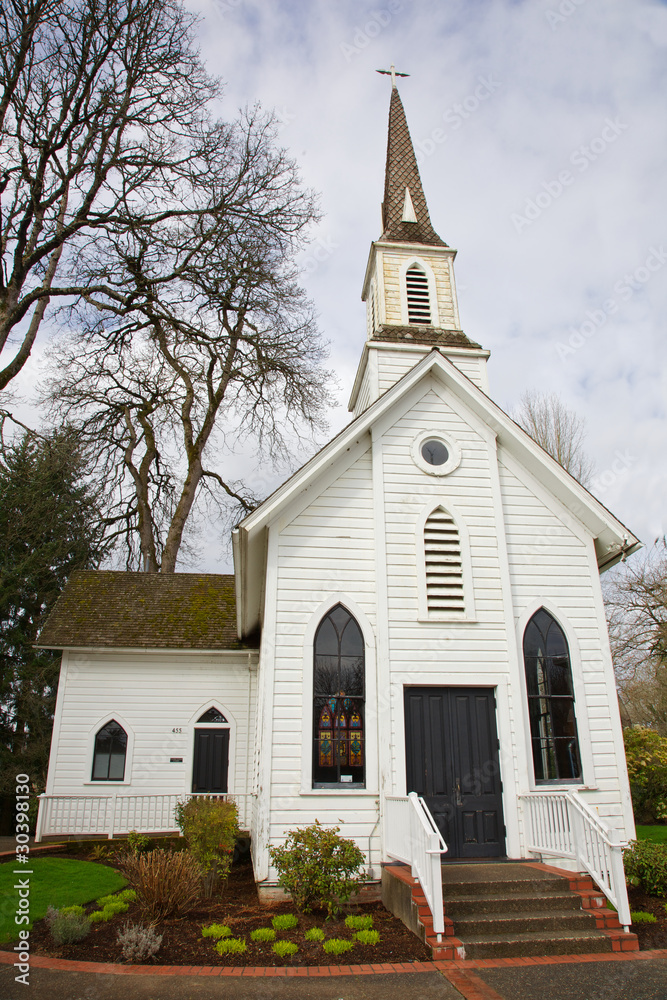 Small old Chruch with side buliding Small old Chruch with side buliding