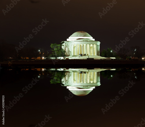 Jefferson Memorial at night