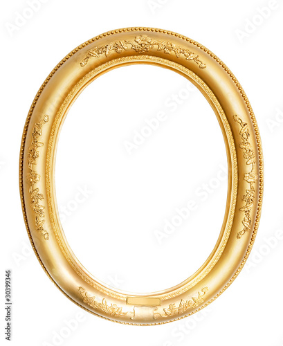 oval gold frame