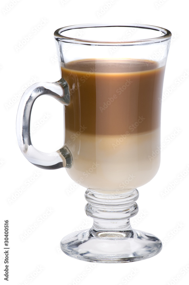 Irish coffee close up Irish coffee close up