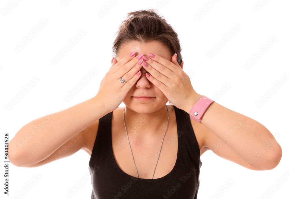girl , isolated. girl , isolated.