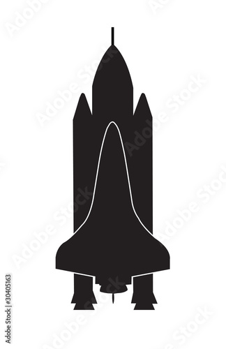 llustration of a space shuttle