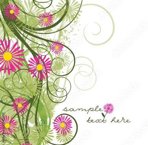 Fototapeta Naklejka Na Ścianę i Meble -  floral background