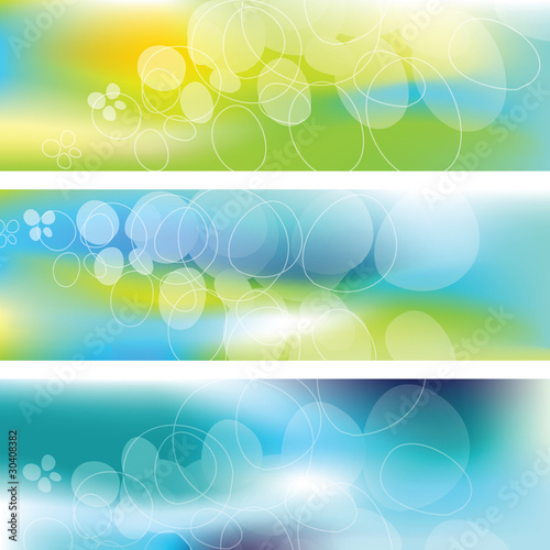 Web banner backgrounds