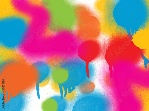 Abstract Spray Colors