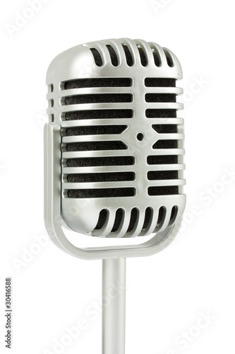 Retro microphone