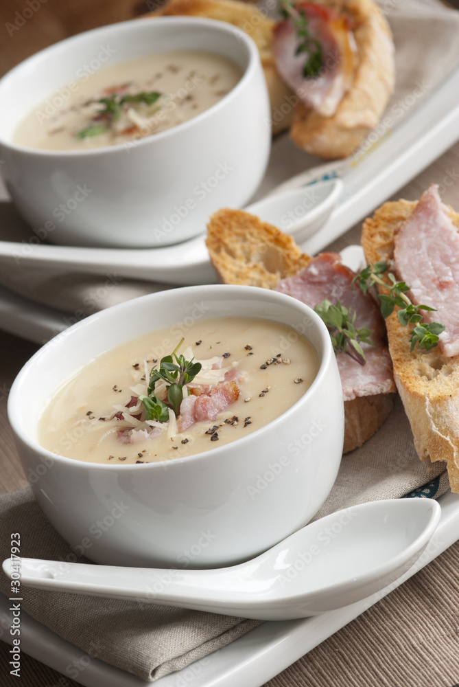 Wiltshire ham and golden sweetcorn chowder Wiltshire ham and golden sweetcorn chowder