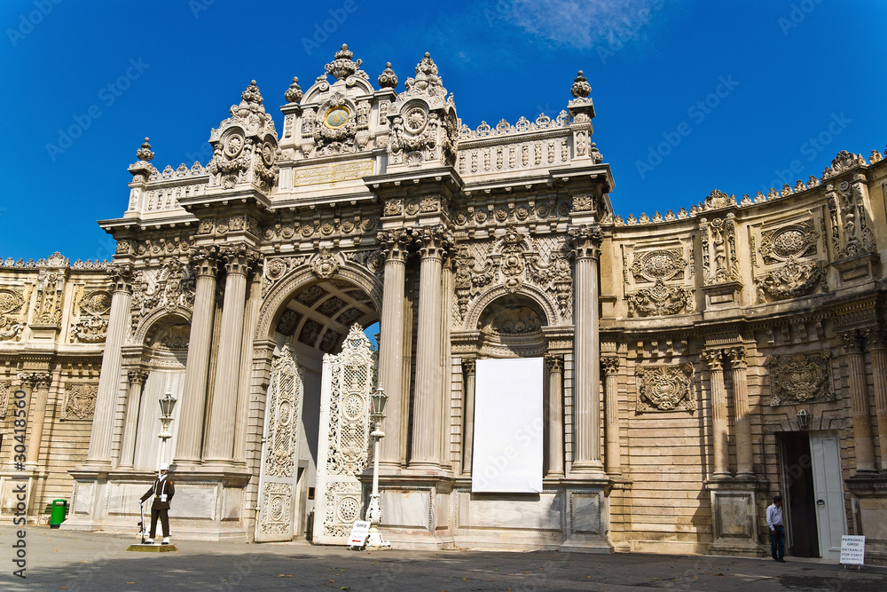 The Gate of the Sultan, Dolmabahche Palace, Istanbul, Turkey