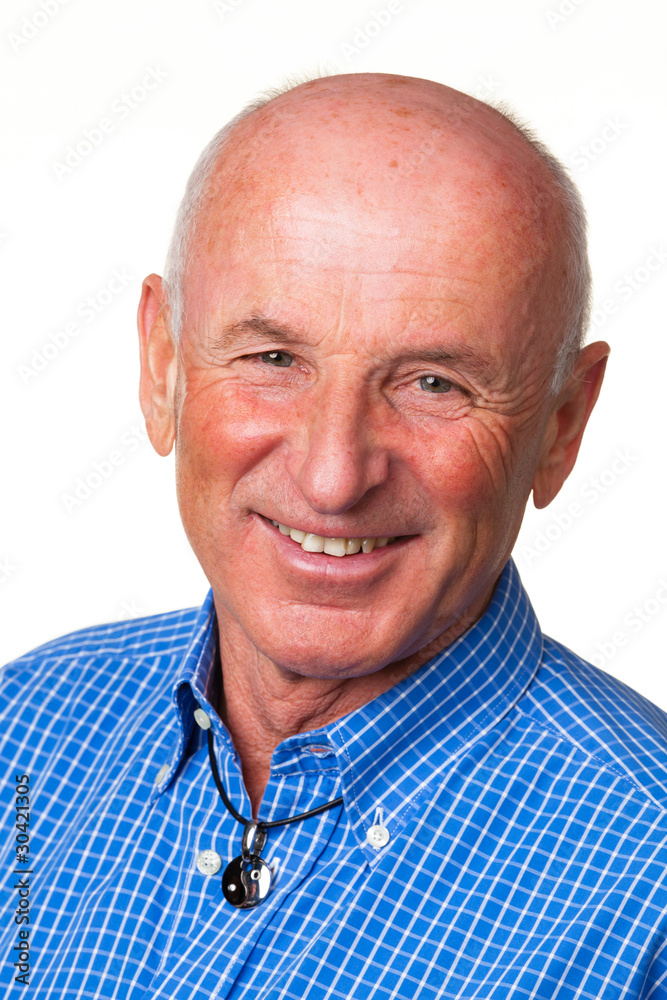Portrait eines freundlichen älteren Mannes Portrait eines freundlichen älteren Mannes