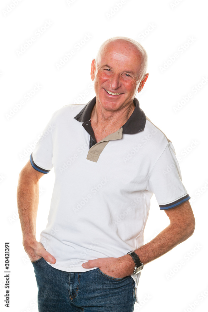 Portrait eines freundlichen älteren Mannes Portrait eines freundlichen älteren Mannes