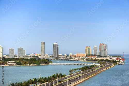 Aerial View of Miami Beach © R. Gino Santa Maria