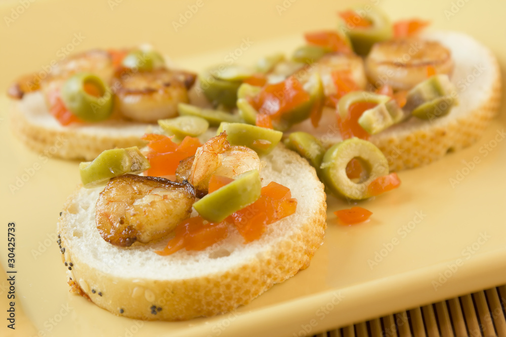Italian style shrimp appetizer Italian style shrimp appetizer