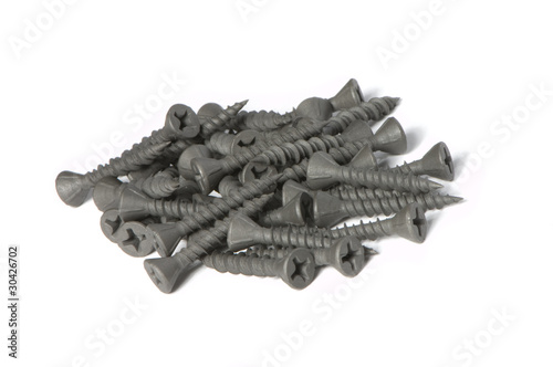 Heap of metal screw