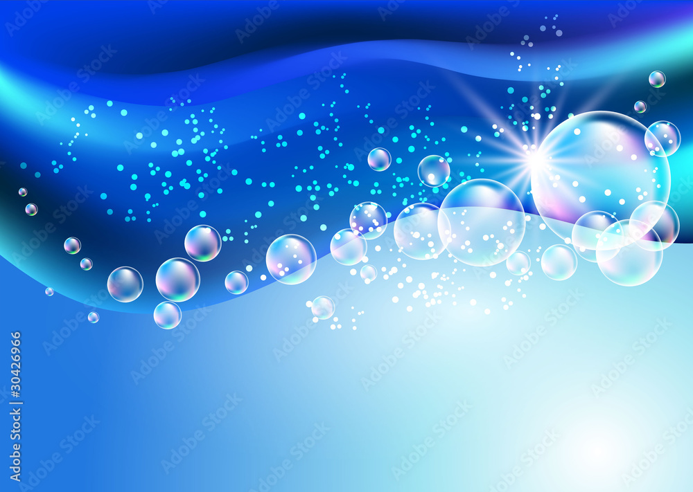 Background with bubbles Background with bubbles