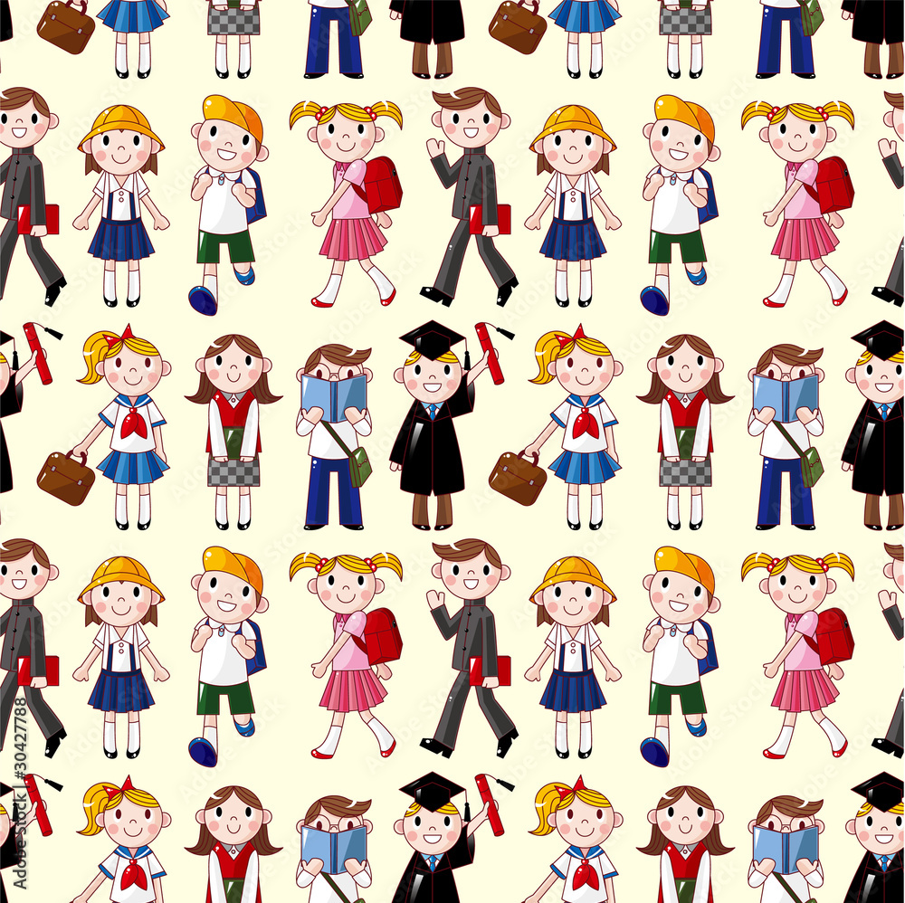 seamless student pattern seamless student pattern