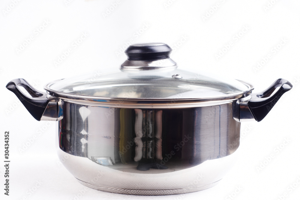 saucepan on white background saucepan on white background